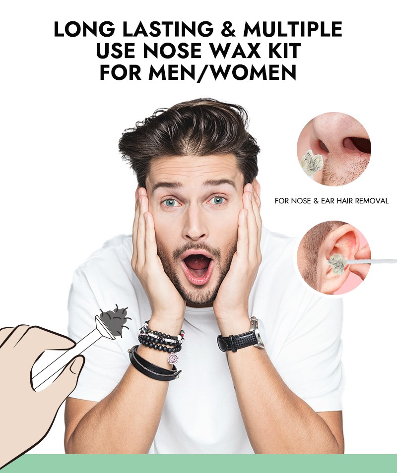 Nasal Nose Ear Hair Removal Wax Kit For Men/Women