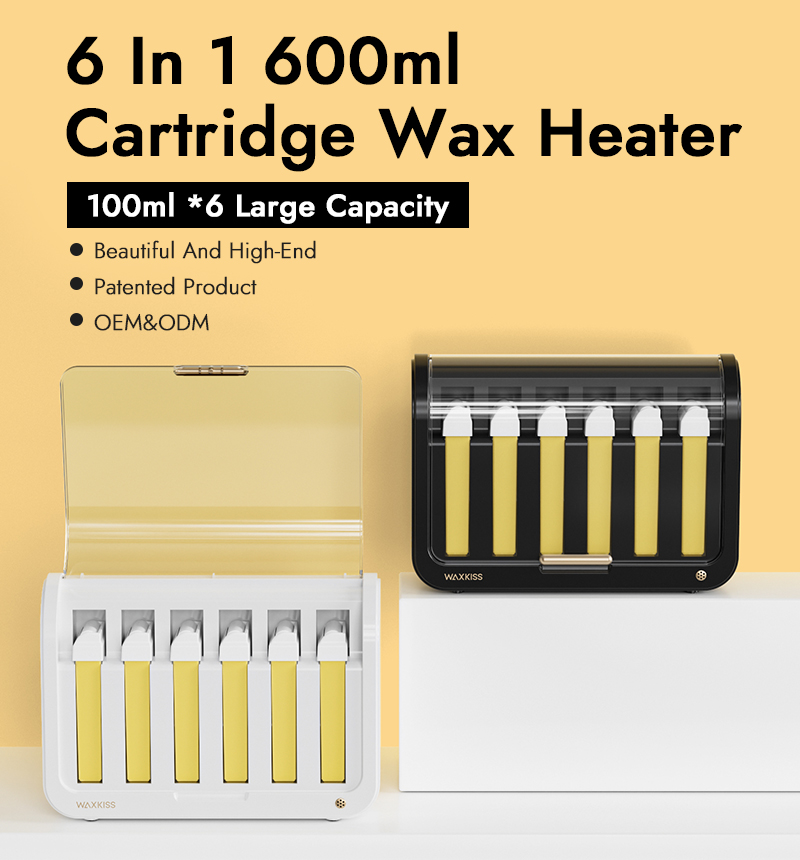 CWH-Y231212 600ml Cartridge Roll Wax Heater For Hair Removal-black