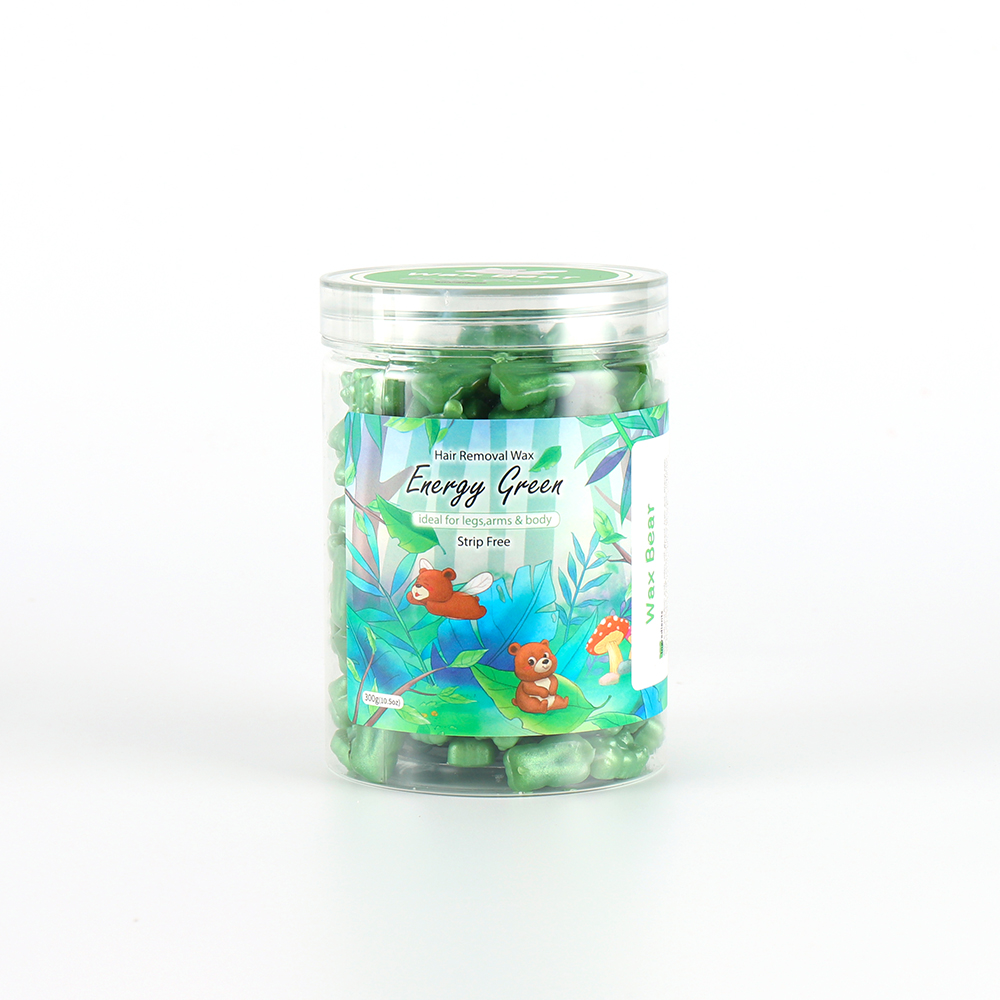 Wholesale Canned Green Glitter Bead Wax