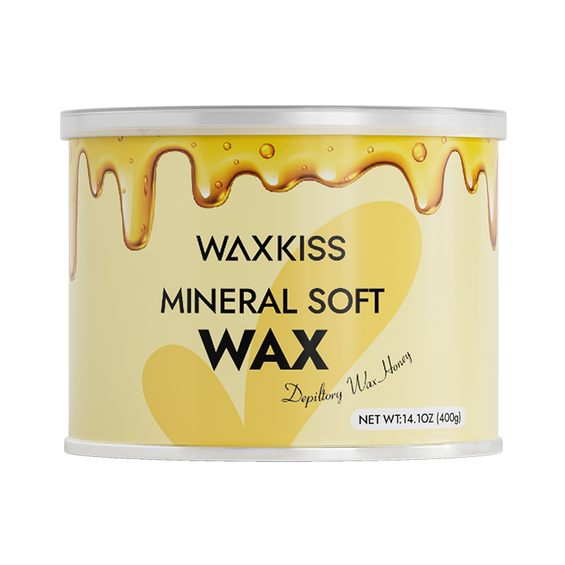 Waxkiss Professional Strip Wax in Tin 400g-Honey