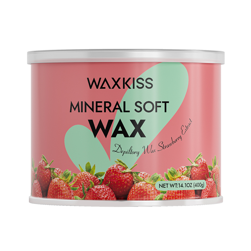 Waxkiss Professional Strip Wax in Tin 400g-Strawberry