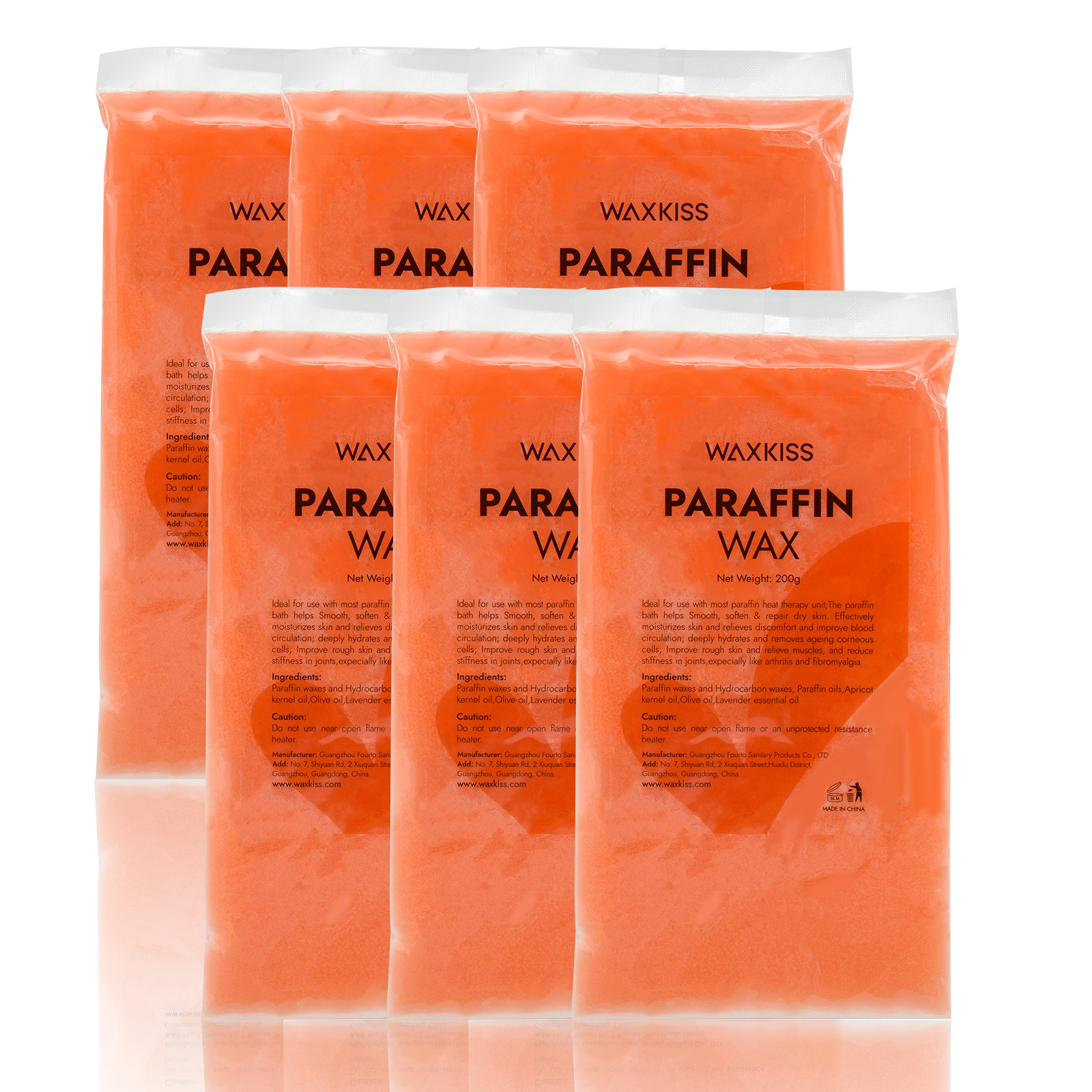 Paraffin wax - Orange 200g