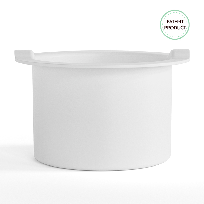 Silicone Wax Pot 450CC - White