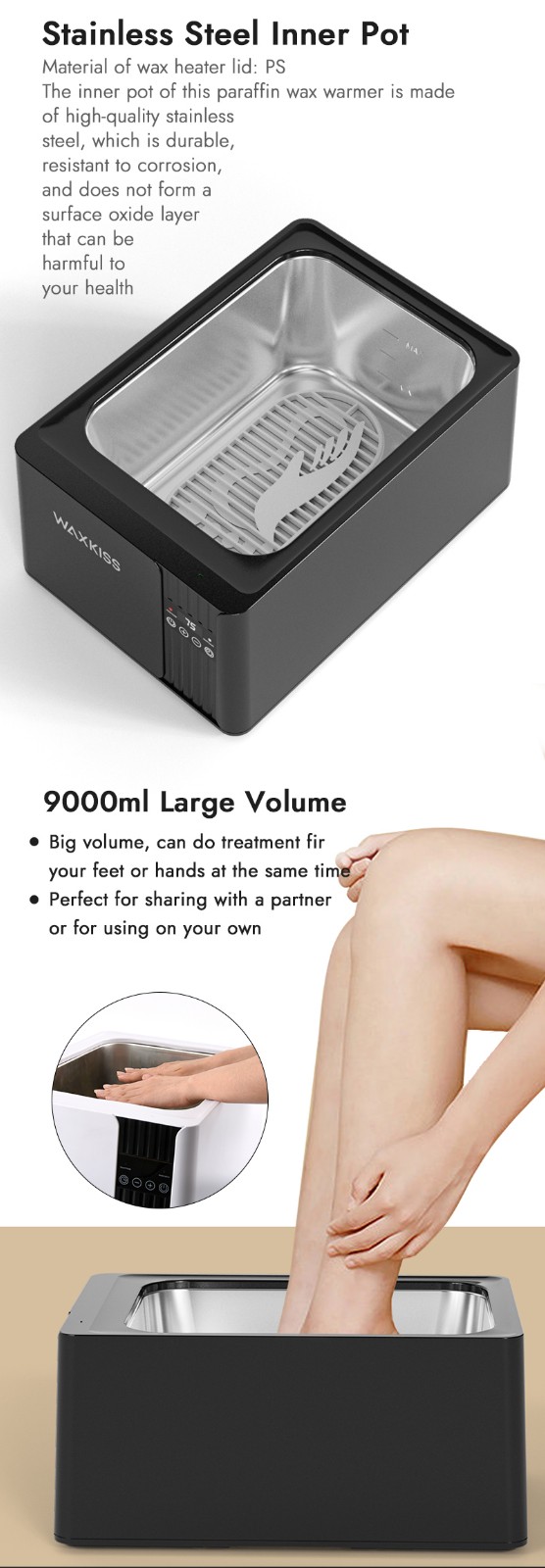 9000ml Digital Paraffin Wax Warmer