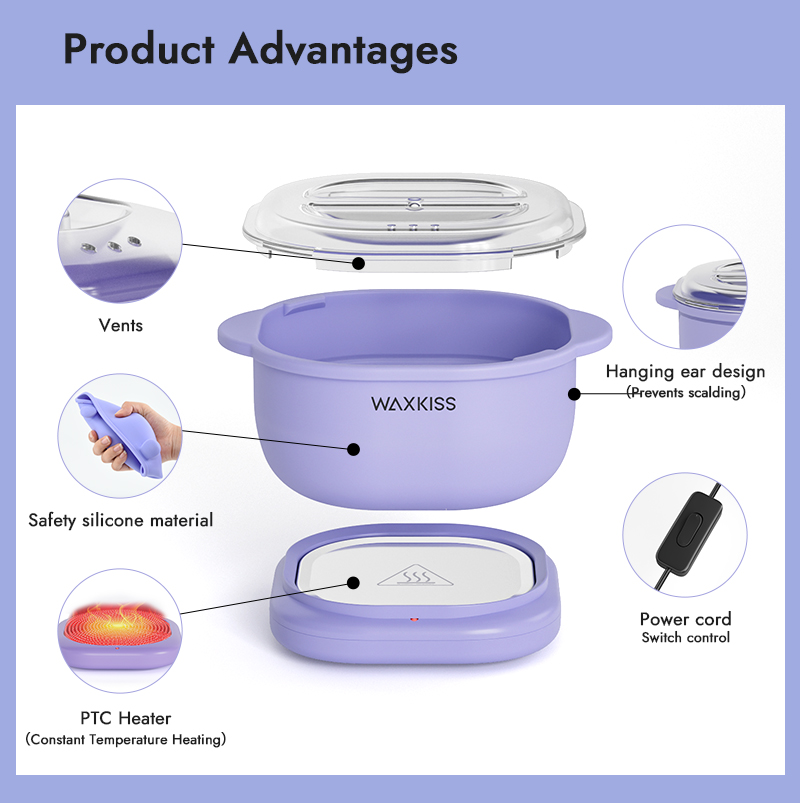 500cc Silicone Wax Pot Heater For Hair Removal