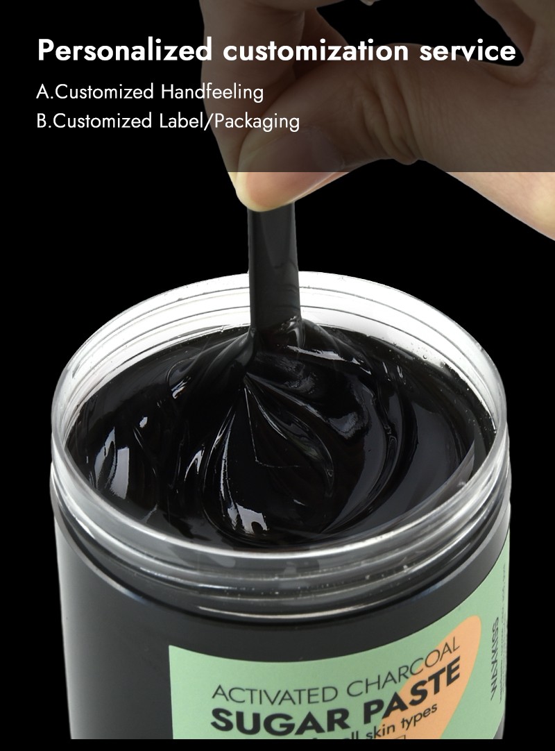 Activated Charcoal Sugar Wax Kit 300G Black Sugar Pate Strong Adsorption Wax