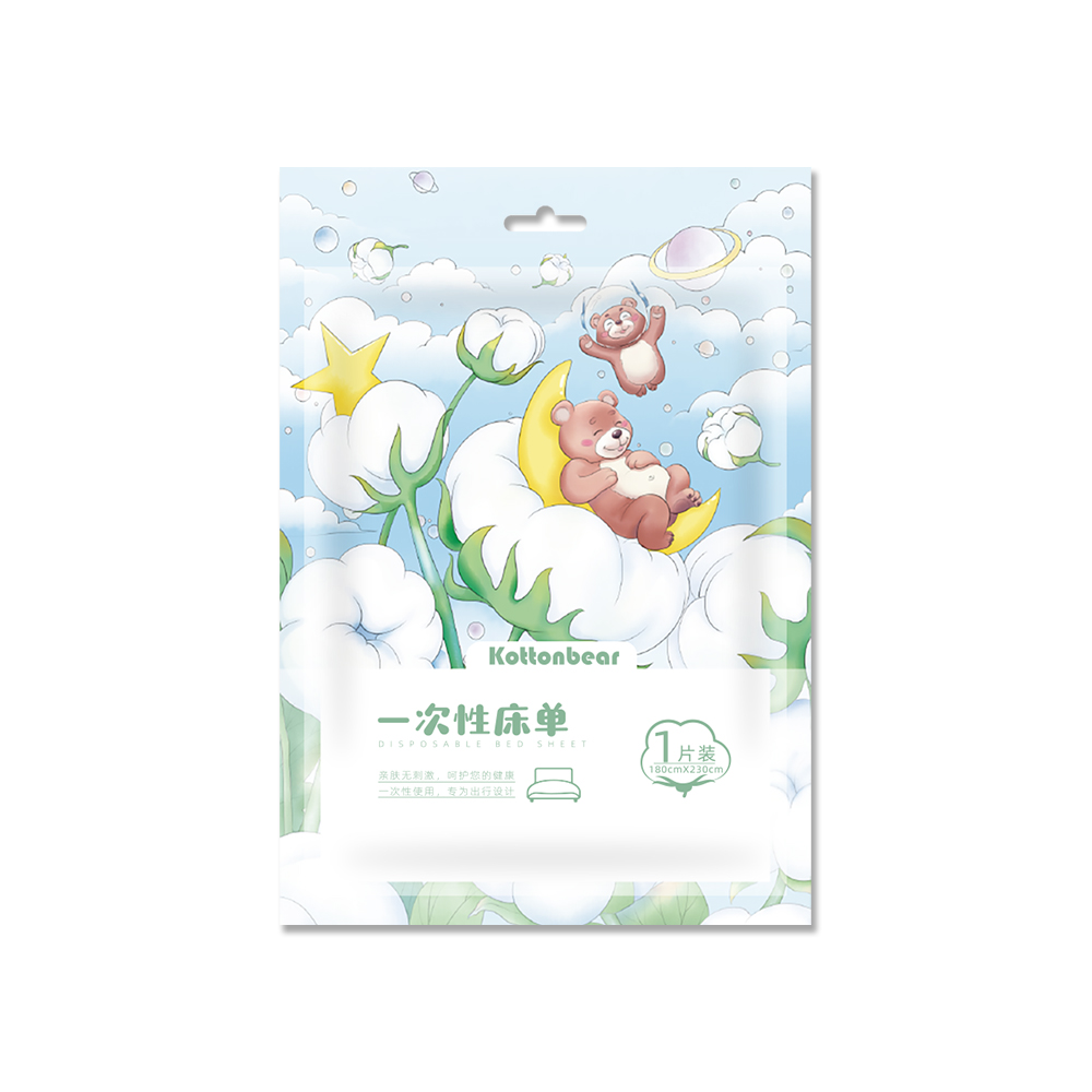 Disposable bed sheet one piece