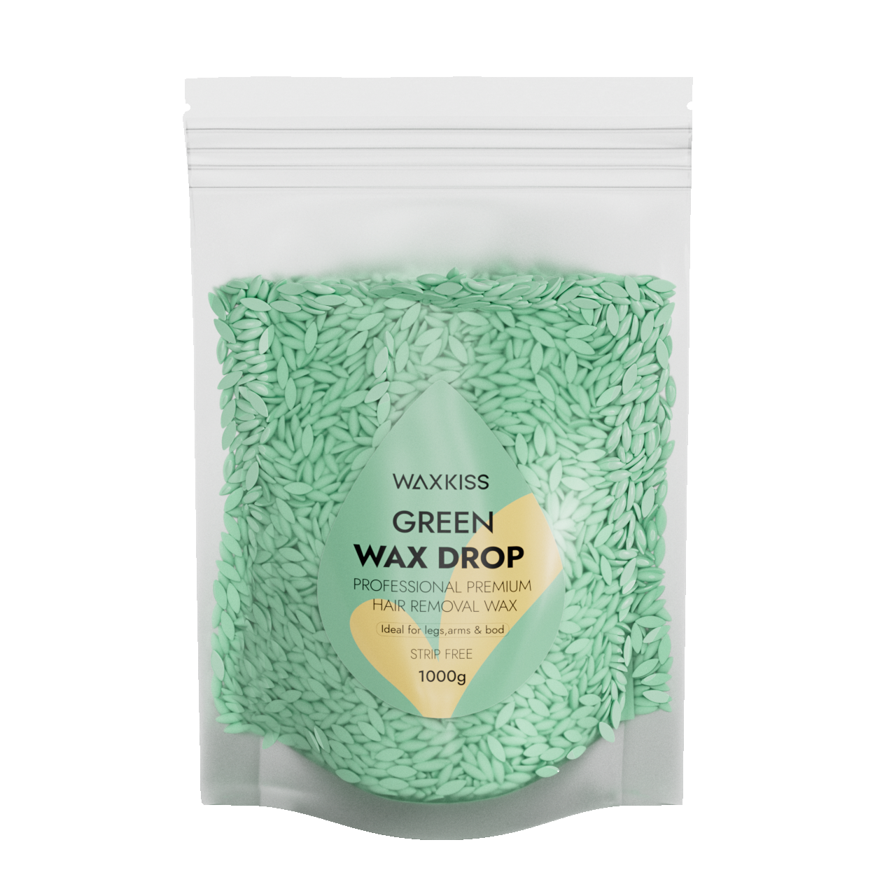 Waxkiss New Design 1000g Wax Droplet-Aloe Vera