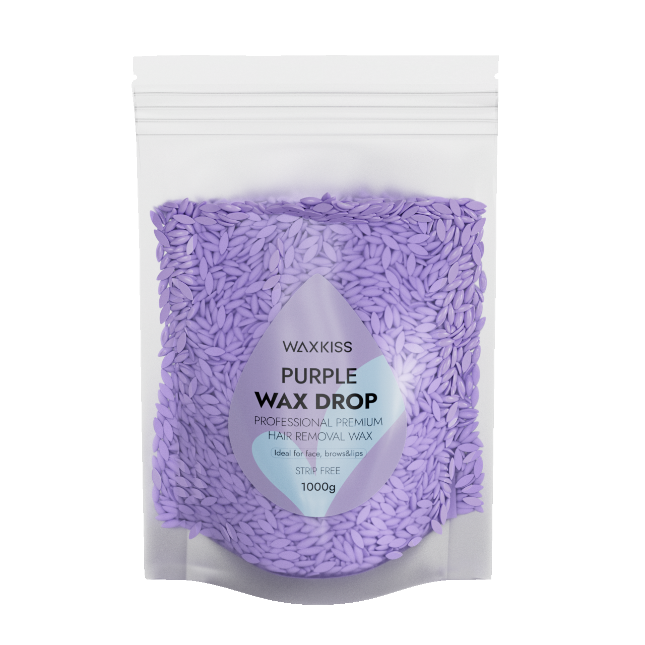 Waxkiss New Design 1000g Wax Droplet-Lavender