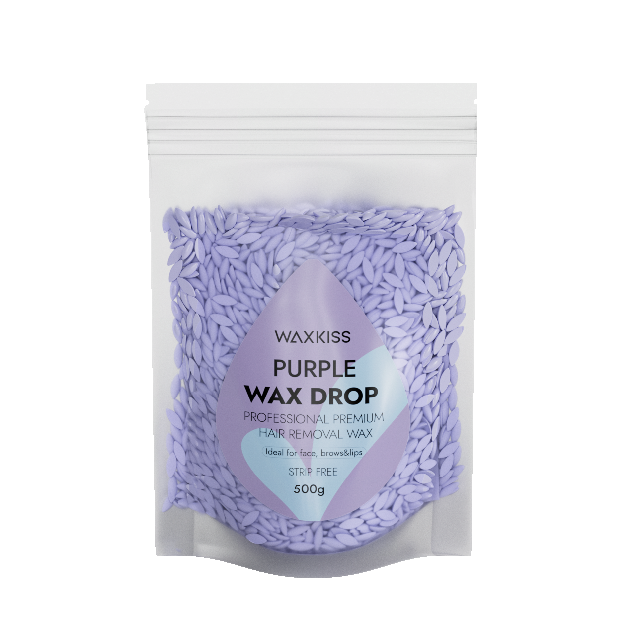 Waxkiss New Design 500g Wax Droplet-Lavander