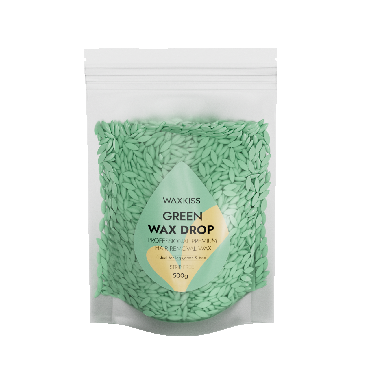 Waxkiss New Design 500g Wax Droplet-Aloe Vera