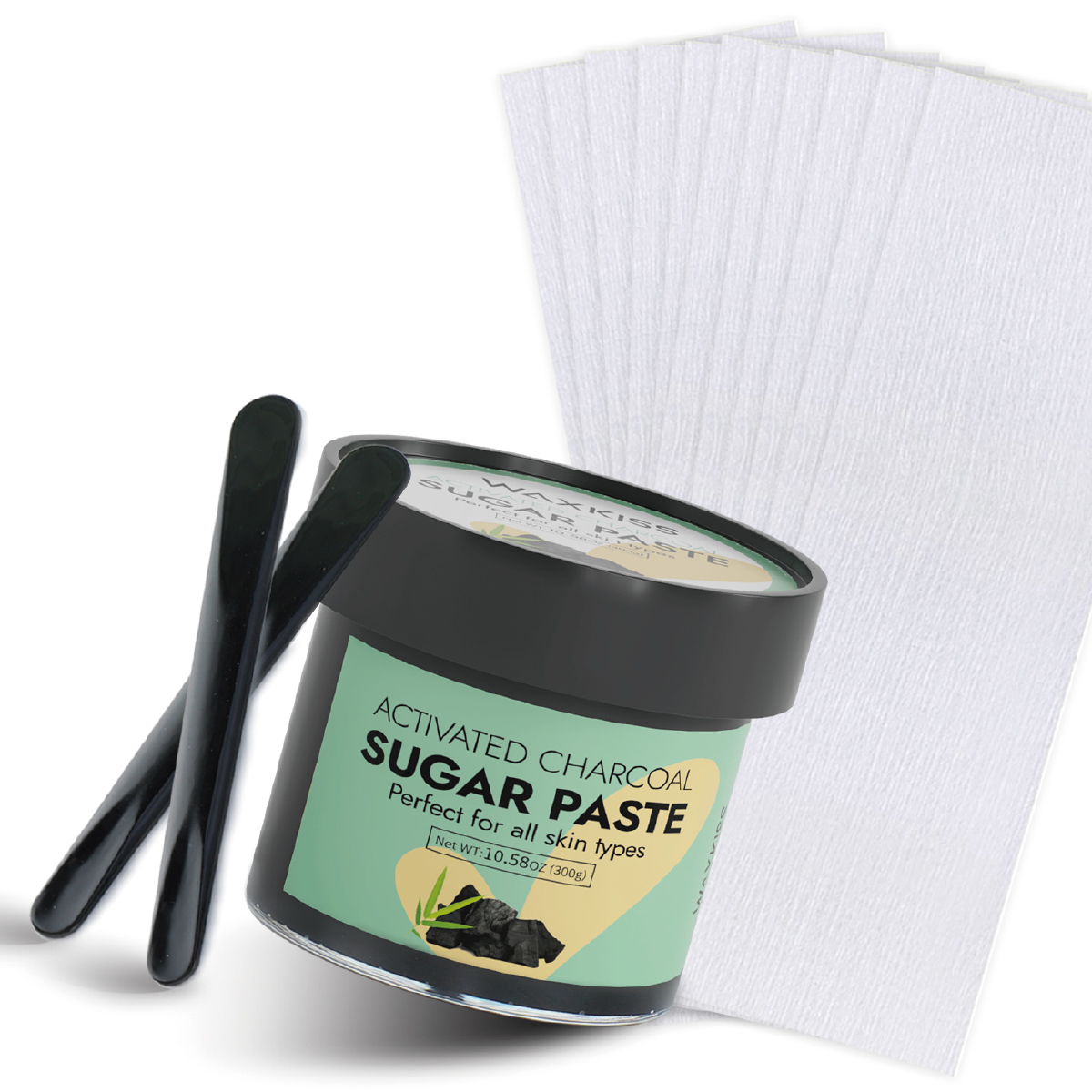 Activated Charcoal Sugar Wax Kit 300G Black Sugar Pate Strong Adsorption Wax