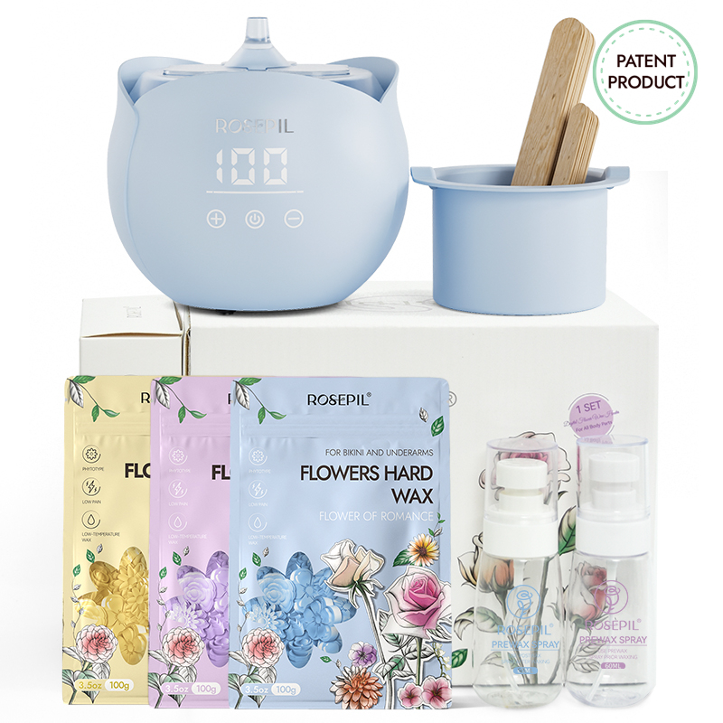 Digital Flower Wax Heart Kit- Blue